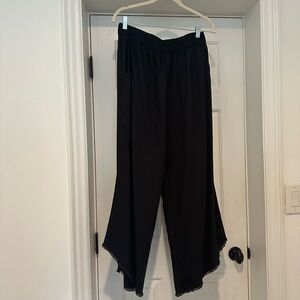 Black Wide-Leg Pants